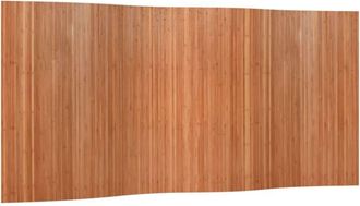 vidaXL Room Divider Brown 165x400 cm Bamboo Vidaxl