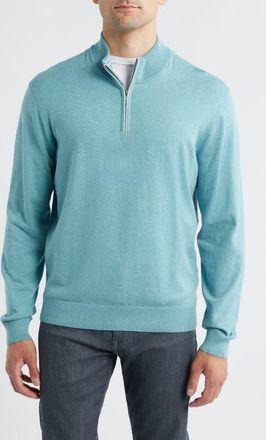 Johnnie-O Desmond Half Zip Sweater in Mahalo at Nordstrom, Size Xx-Large