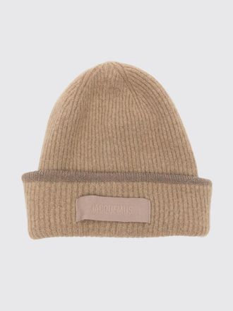 Jacquemus Berretto beanie a coste in misto lana alpaca e merino con risvolto