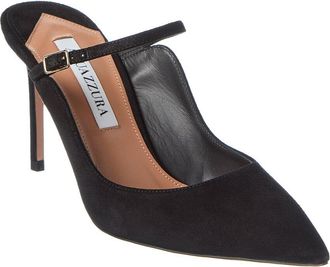 Aquazzura Bow 85 Suede Pump