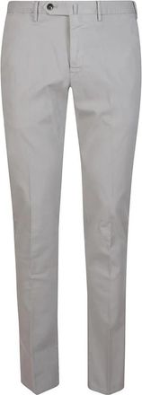 Pantaloni Torino Slim Broeken - Heren - Slim Fit Broeken - Grijs - 3XL - Katoen - Broeken