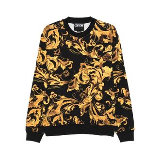 Versace Jeans Couture Felpe Nero, Oro-Uomo
