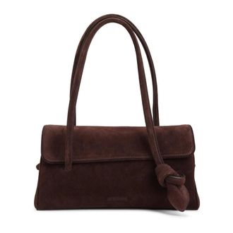 Jacquemus Le Turismo Long Bag - Dames - Tassen - Bruin - Maat: ONE Size Katoen