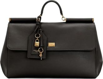 Dolce & Gabbana My Sicily Handtas - Dames - Handtassen - Zwart - ONE Size - Leer - Tassen