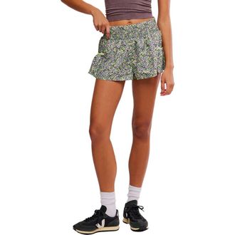 Free People FP Movement Get Your Flirt On Shorts in Ditsy Circus Combo at Nordstrom, Size X-Large