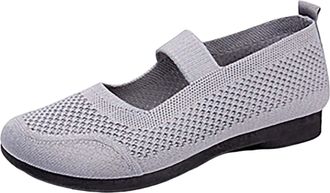 Generic Ladies Trainers Size 6 Womens Trainers Breathable Mesh Running Air Cushioning Lightweight Sports Shoes Jogging Gym Workouts Aerobic Exercises Reflecti