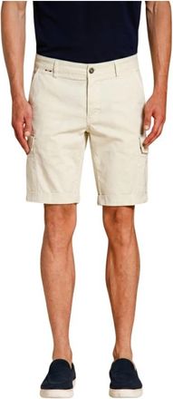Mason's Chile Cargo Bermuda - Heren - Korte Broeken - Beige - M - Katoen - Korte Broeken