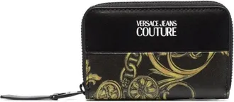 Versace Jeans Couture Zwarte Portemonnees & Pasjeshouders 71Ya 5Pb 5Zs 119G89 - Heren - Portefeuilles - Zwart - ONE Size - Accessoires