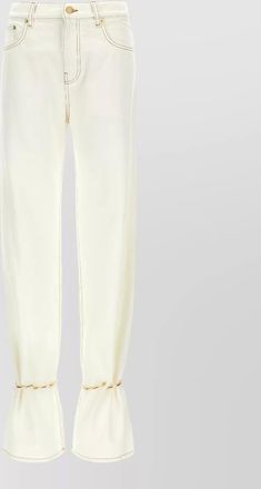 Darkpark cotton straight-leg jeans