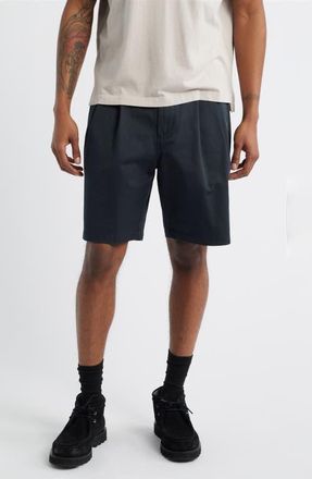 Obey Foster Pleated Shorts in Black at Nordstrom, Size 28