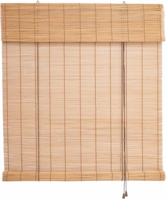 Liedeco Seitenzugrollo »Bambus« Lichtschutz Bambusrollo