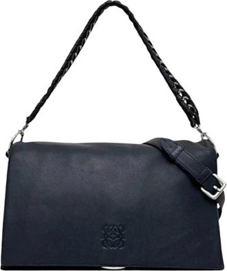Loewe Pre-owned Shoulder Bags, female, Blue, Size: ONE SIZE Pre-owned Shoulder Bag