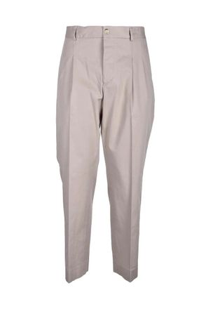 Truenyc Cotton Stretch Trousers - Beige