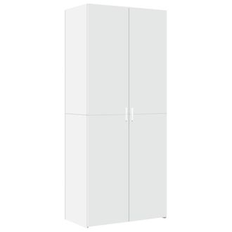Berkfield Home Highboard White 80x42.5x185 cm Engineered Wood
