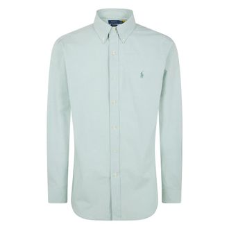 Polo Ralph Lauren Formal Shirts - Heren - Zakelijke Overhemden - Groen - 2XL - Overhemden