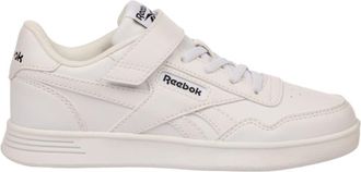 Reebok Boys Court Advance Elastic & Top Strap Trainers, Ftwrwht, 13 UK