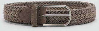 Mango Cintura intrecciata elasticizzata grigio - Uomo - 100 - MANGO MAN
