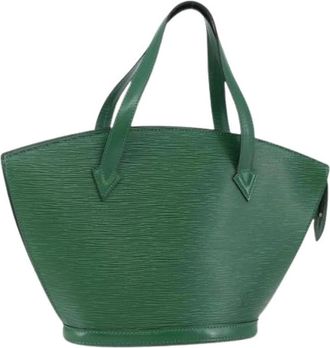 Louis Vuitton Pre-owned Handbags, female, Green, Size: ONE SIZE Pre-owned Leather Handbag