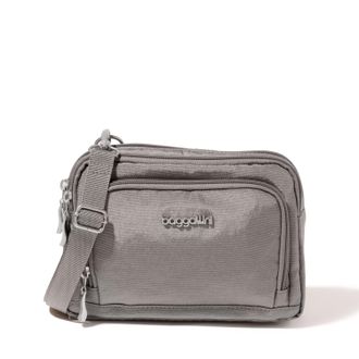 Baggallini Triple Zip Small Convertible Crossbody Bag