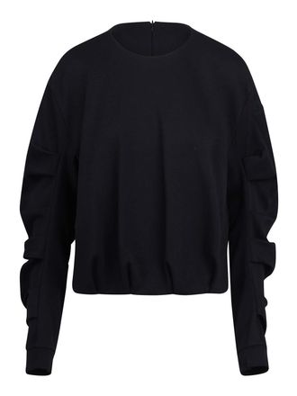 Moncler Sweatshirt Plissettati and snort sleeves