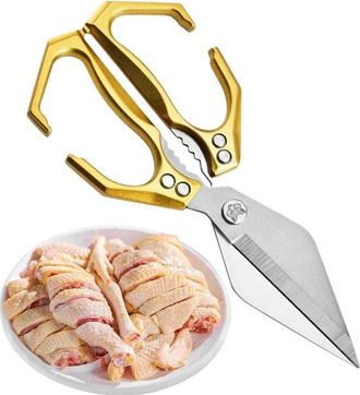 OEM Tijeras Para Aves - Tijeras De Acero Inoxidable Para Carne, Duraderas Y Vers&aacute;tiles Para La Preparaci&oacute;n De Aves, Verduras, Mariscos Y Pescado
