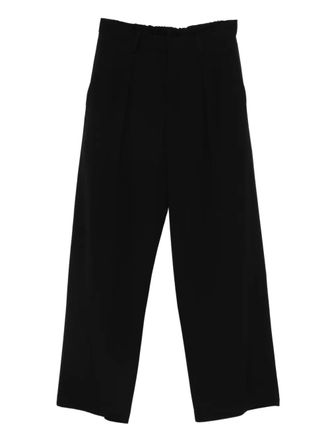 Attachment pleated trousers - Black