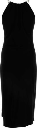 Givenchy Womens Viscose Slip Dress Black
