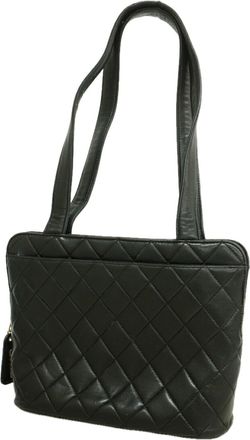 Chanel Black Leather Tote Bag (Pre-Owned)