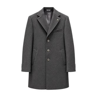 Manuel Ritz Abrigo Microdibujo - Coats - Hombre - Gris - 2XL