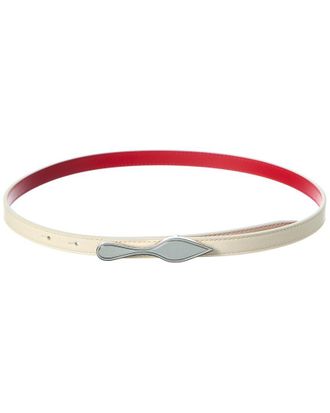 Christian Louboutin Bettina Reversible Leather Belt