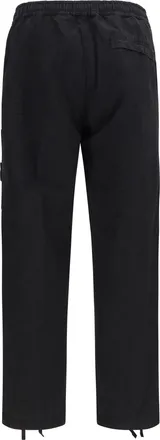 Stone Island Cotton Utility Cargo Pants - Black