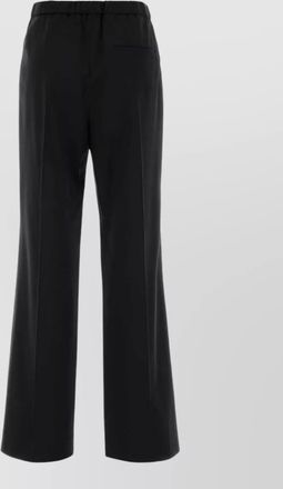 Loewe wool wide leg trousers back pocket