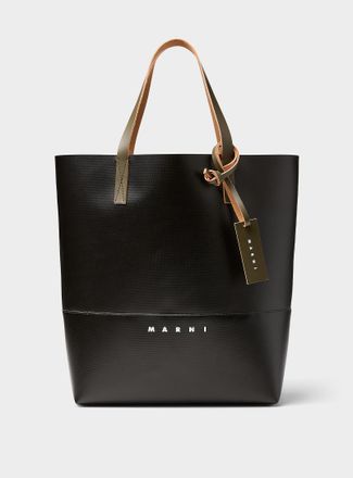 Marni Mens Tribeca black tote bag