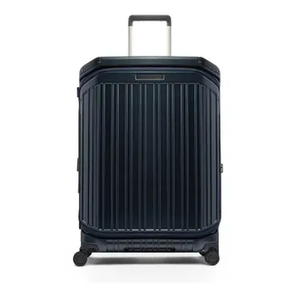 Piquadro Grote Uitzetbare Koffer met Dubbele Toegang - unisex - Koffers - Blauw - Maat: ONE Size Zijde