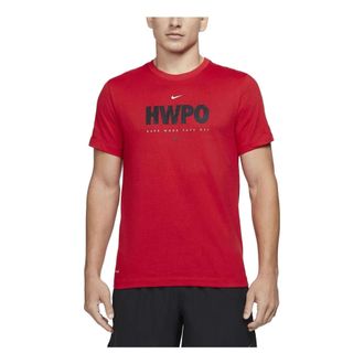 Nike Dri-Fit HWPO Training T-Shirt Red DA1594-657