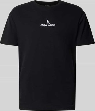 Polo Ralph Lauren T-Shirt mit Label-Stitching in Black, Größe XXL