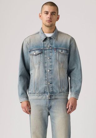 Levi's Jeansjacke LEVIS NEW RELAXED FIT TRUCK, Herren, Gr. M, wherever you are t, Denim/Jeans, Obermaterial: 100% Baumwolle, relaxed fit, 1-Knopf-Manschette,