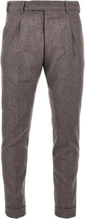 Pantaloni Torino Stretch Wool Rebel Fit Broek - Heren - Broeken - Bruin - Maat: XL Wol