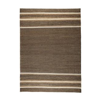 Dutchbone Alfombra de lana marr&oacute;n 230x160 cm