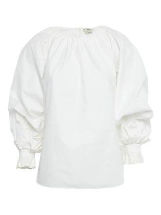 Fendi balloon-sleeve blouse - White