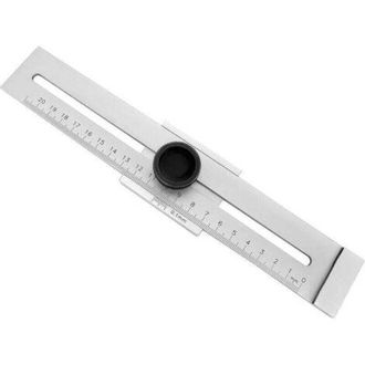 OEM Regla De Marcado De Acero Inoxidable, Rango De Medici&oacute;n De Metal De 250 Mm, 1 Pieza