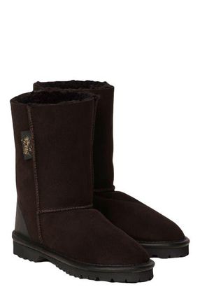 Celtic & Co. Aqualamb Regular Height Boots in Darkest Brown at Nordstrom, Size 10