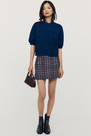 Maeve Pleated Mini Skirt