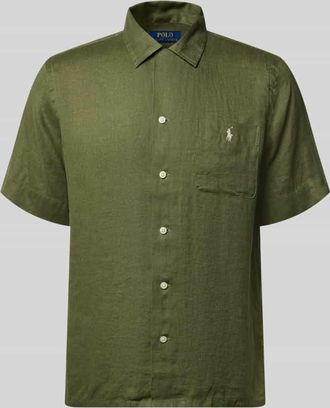 Polo Ralph Lauren Regular Fit Freizeithemd aus reinem Leinen in Oliv, Gr&ouml;&szlig;e XXL