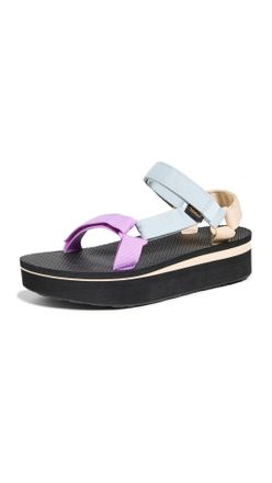 Teva Womens W Flatform Universal Sandal, Unwind Multi, 5 UK