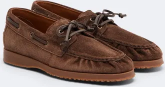 Hogan Suede boat shoes