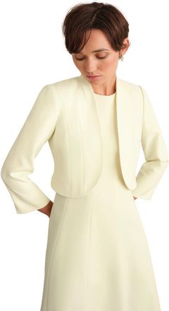 Hobbs London Eliana Jacket in Pale Yellow at Nordstrom, Size 10