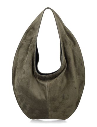 Maeden Market Crescent Shaped Suede Tote