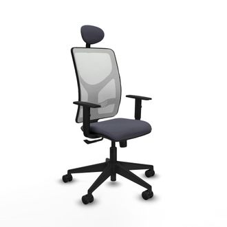 Piqueras y Crespo Silla De Oficina Con Cabecero Motilla Piqueras Y Crespo 1d066n1 Gris Oscuro