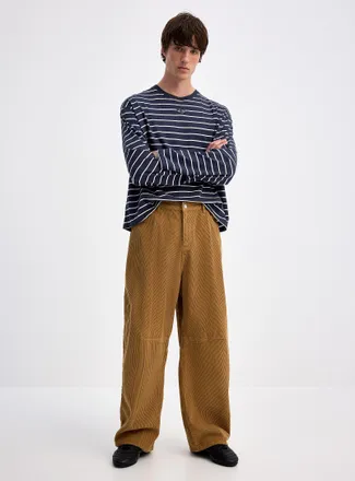 Djab Mens Corduroy baggy pant Barrel fit Imported from Seoul